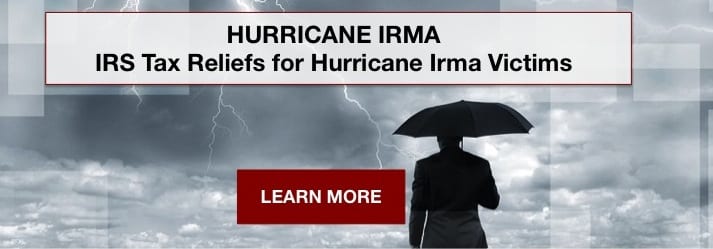 IRS Tax Relief for Hurricane Irma Victims