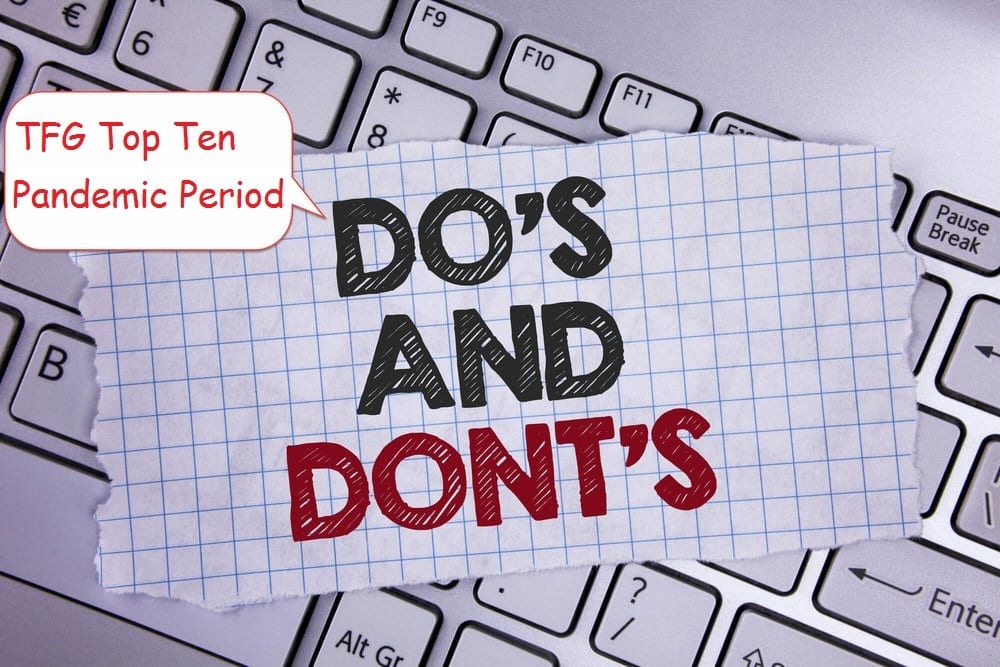 10 Dollar Dos And Do Nots During This Pandemic Period